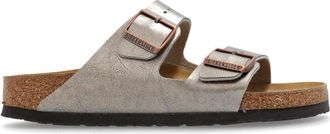 Birkenstock Slides Arizona BS - Dames - Sandalen - Geel - 37 EU - Leer - Schoenen