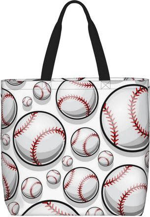 Generic Women Handbag Baseball Pattern Handbag Girls Casual Shopping Bags, For Wedding, Holiday, Graduation, Birthday, School