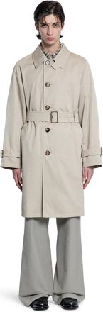 Burberry Long Gabardine Car Coat