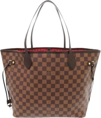 Louis Vuitton Pre-owned Tote Bags, female, Brown, Size: ONE SIZE Pre-owned Neverfull MM