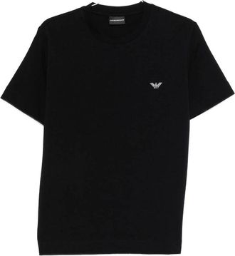 Emporio Armani T Shirt Nero-Uomo