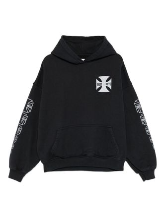 Rhude Hooded Black Sweater