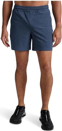 Beyond Yoga Spacedye Unlimited Short Mens Shorts Ocean Indigo Heather : 2XL, Elastane/Polyester
