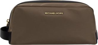 Michael Kors Beauty Case Brooklyn - - Bags - Uomo - Verde - ONE SIZE