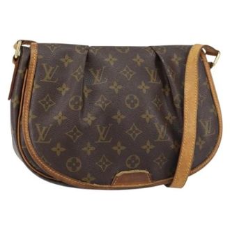 Louis Vuitton Pre-owned Shoulder Bags, female, Brown, Size: ONE SIZE Pre-owned Vintage Canvas Shoulder Bag