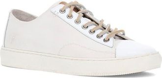 Frye Astor Cap Toe Low Top Sneaker in White at Nordstrom, Size 12