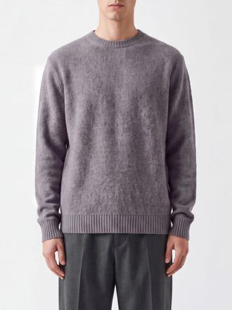Avant Toi Maglia girocollo slim fit in lana merino e alpaca