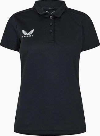 Castore Womens Travel Polo - Black - Size: 10
