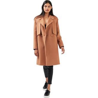 Belle & Bloom Palm City Wool Blend Coat in Camel at Nordstrom, Size X-Small Au