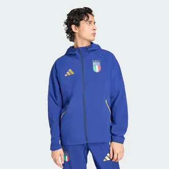 adidas Mens adidas Blue Italy National Team FIFA x World Cup 2026 Full-Zip Travel Windbreaker Jacket at Nordstrom, Size Xx-Large