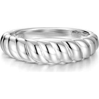 Lafonn Dome Rope Ring in Silver at Nordstrom, Size 6