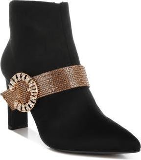 Rag & Co. Asagao Water Repellent Bootie in Black at Nordstrom Rack, Size 10