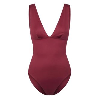 MC2 Saint Barth One-piece, female, Red, Size: S Calliope Heatsealed Triangle Onepiece Swimsuit