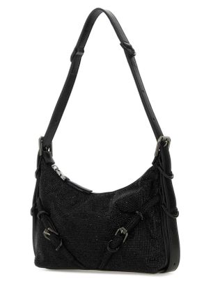 Givenchy Womens Black Fabric Mini Voyou Shoulder Bag Borse A Mano