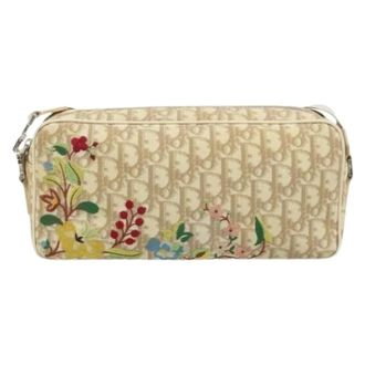 Dior Pre-owned Cross Body Bags, female, Beige, Size: ONE SIZE Pre-owned Vintage crossbody bag