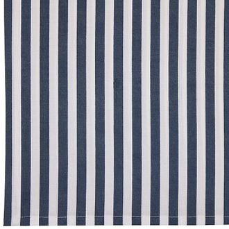 Ballard Designs Classic Stripe Bedskirt - Indigo, Queen - Ballard Designs