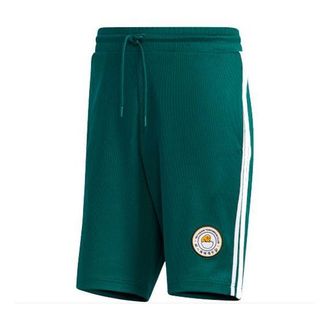 adidas Mens adidas neo Yellow Crossover Sports Green Shorts GL7210