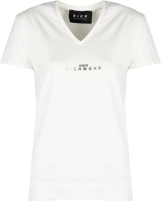 John Richmond T-shirt con logo - - Tops - Donna - Bianco - M