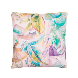 KASANOVA Cuscino divano 45x45 cm foglie acquerello