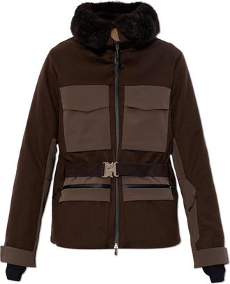 Sease Altai Ski Jacket - Dames - Ski Jassen - Bruin - L - Leer - Fitness