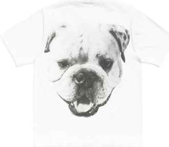 St&uuml;ssy Big Dog Stone Washed T-Shirt White 1905211-WHIT