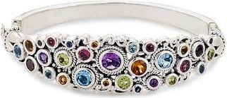 Samuel B. Sterling Silver Hinge Bangle in Purple Multi at Nordstrom Rack