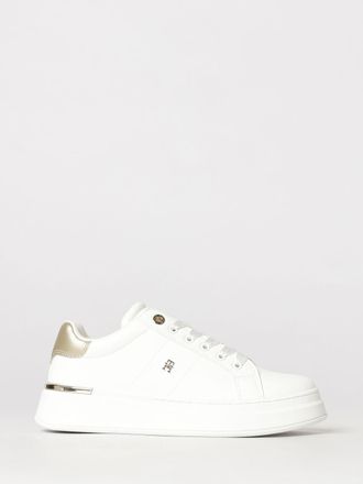 Tommy Hilfiger Boys Bicolour Low-Top Leather and Faux Leather Trainers