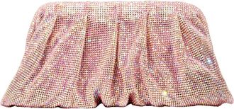 Benedetta Bruzziches Venus La Grande Bag - Dames - Clutches - Roze - ONE Size - Satijn - Tassen