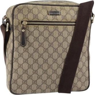 Gucci Pre-owned Cross Body Bags, female, Beige, Size: ONE SIZE Pre-owned Plastic Cross Body Bag