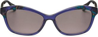 Christian Lacroix Ladies Purple Cat Eye Sunglasses CLS1073