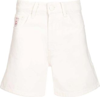 Ami Ami de Coeur Crewneck Sweater - Heren - Denim shorts - Wit - W26 - Wol - Korte Broeken