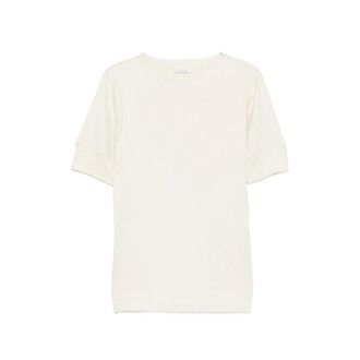 Christophe Lemaire Ribbed-knit Short-sleeved T-shirt