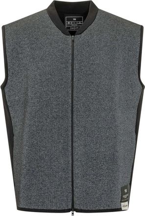 Yohji Yamamoto M GFX Run Vest - Heren - Bodywarmers - Grijs - L - Jassen