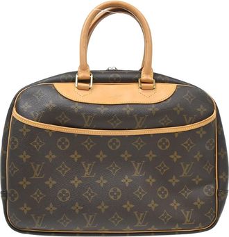Louis Vuitton Deauville Monogram Canvas Brown Canvas Handbag (Pre-Owned)