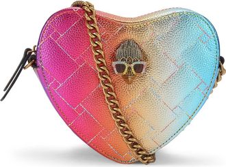 Kurt Geiger Kensington Heart Quilted Leather Crossbody Bag in Open Miscellaneous at Nordstrom