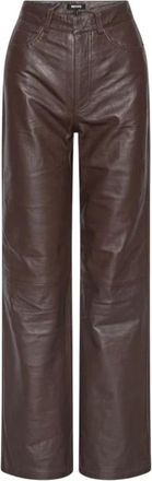 Rotate Leather Broeken - Dames - Leren Broeken - Bruin - XS - Broeken