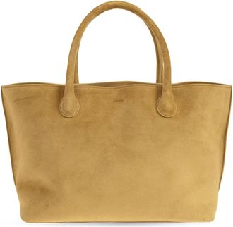 LI&Eacute; STUDIO THE Grace Tote 1211 0-Desert Suede - Dames - Shoppers - Geel - ONE Size - Leer - Tassen