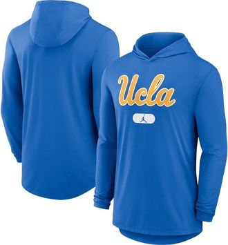 Jordan Brand Mens Jordan Brand Blue UCLA Bruins Lightweight Performance Long Sleeve Hoodie T-Shirt at Nordstrom, Size X-Large