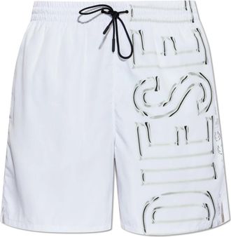 Diesel Soccer-41-D-Core Zwemshorts - Heren - Strandmode - Wit - XL - Nylon - Badmode