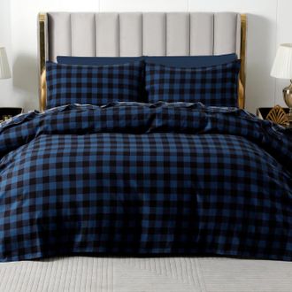 Elegant Comfort 4-Piece 100% Turkish Cotton Flannel Bed Sheet Set