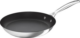 LE CREUSET 10-Inch Nonstick Stainless Steel Fry Pan in Silver at Nordstrom