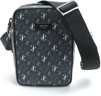 Jimmy Choo London Leather Shoulder Bag (Pre-Owned)