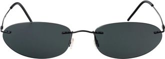 Giorgio Armani Elegante Dames Zonnebril - Dames - Zonnebrillen - Zwart - 58 MM - Accessoires