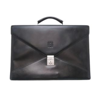 Loewe Pre-owned Handbags, male, Black, Size: ONE SIZE Pre-owned Briefcase