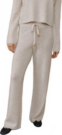 Bella Dahl Wide Leg Sweatpant In Ivory Oat