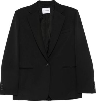 Andamane Blazer monopetto met inkeping revers - Dames - Blazers - Zwart - S - Jassen