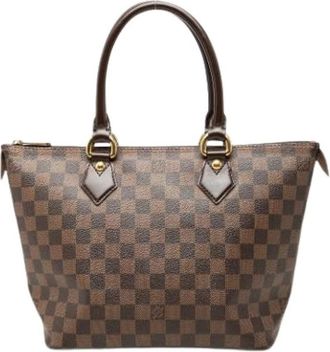 Louis Vuitton Pre-owned Saleya PM Tote Bag - Dames - Vintage Shopper - Bruin - ONE Size - Leer - Vintage