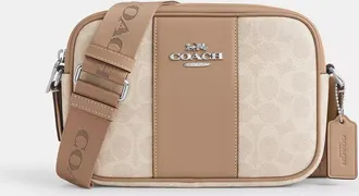 Coach Jamie Camera Bag In Signature Canvas With Stripe