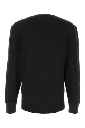 Entire studios Mens Black Cotton T-Shirt Exterior: Maglie