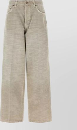 Haikure denim wide-leg trousers